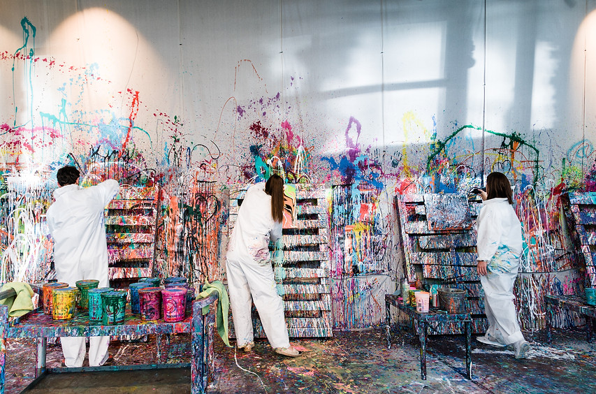 The Splatter Studio Atlanta's first Contemporary Action Painting